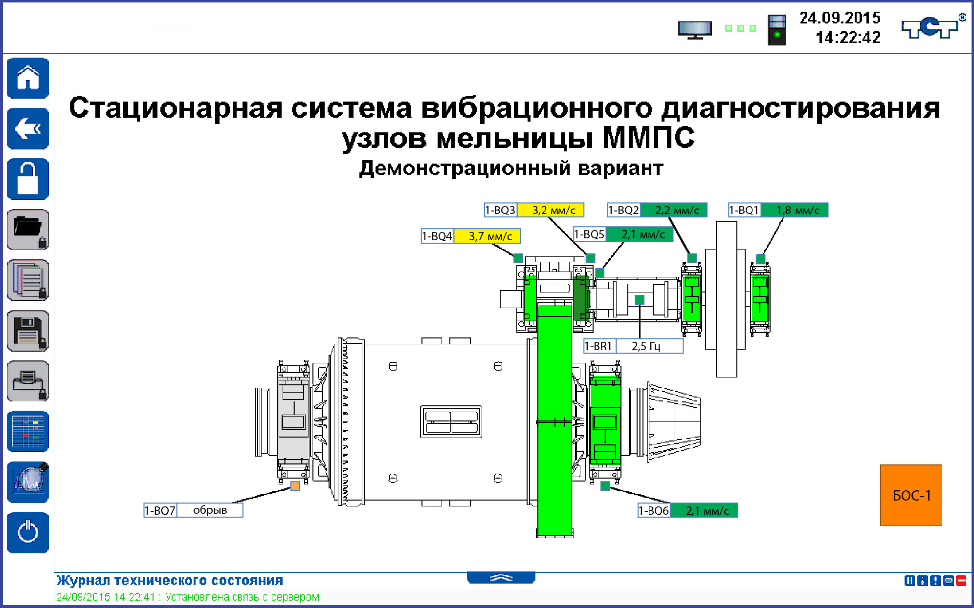 Системы вибродиагностики и виброконтроля для горнодобывающей промышленности